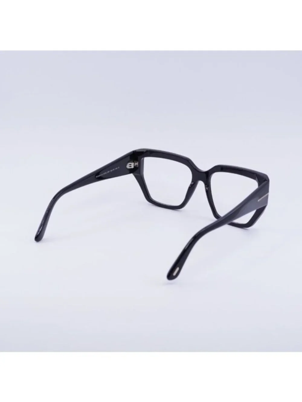 Tom Ford FT5951-B 001 Eyeglasses Black 54mm Square Frame, Blue Light Block